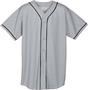 Augusta Youth Mesh Button Front Baseball Jersey