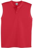 Augusta Mesh Sleeveless Two-Button Jerseys