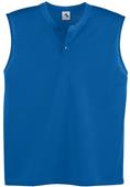 Augusta Mesh Sleeveless Two-Button Jerseys
