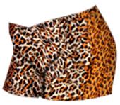 JB Bloomers Zebra Print Bootie Shorts