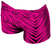 JB Bloomers Zebra Print Bootie Shorts