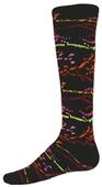 Red Lion Multi-Color Splatter Design Athletic Sock Red Lion Multi-Color Splatter Design Athletic Sock
