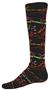 Red Lion Multi-Color Splatter Design Athletic Sock