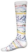 Red Lion Multi-Color Splatter Design Athletic Sock Red Lion Multi-Color Splatter Design Athletic Sock