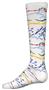 Red Lion Multi-Color Splatter Design Athletic Sock