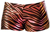 JB Bloomers Metallic Zebra Print Bootie Shorts JB Bloomers Metallic Zebra Print Bootie Shorts