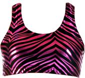 JB Bloomers Metallic Zebra Print Sport Bras JB Bloomers Metallic Zebra Print Sport Bras