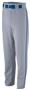 Open Bottom Baseball/Softball Pant with Piping