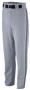 Open Bottom Baseball/Softball Pant with Piping