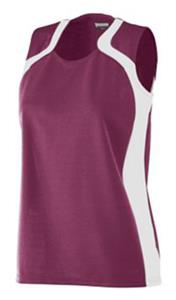 MAROON/ WHITE