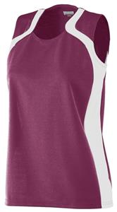 MAROON/ WHITE
