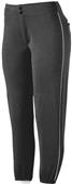 Augusta Women's Low-Rise Softball Pant with Piping