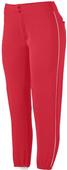 Augusta Women's Low-Rise Softball Pant with Piping