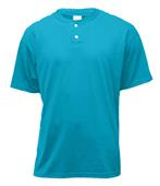 Soffe 2 Button Henley Baseball Jerseys