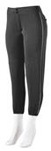 Augusta Girls' Low-Rise Softball Pant with Piping