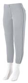 Augusta Girls' Low-Rise Softball Pant with Piping