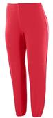 Augusta Girls' Solid Low-Rise Softball Pant