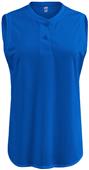 Soffe Dri Sleeveless Softball Henley Shirt Soffe Dri Sleeveless Softball Henley Shirt
