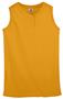 Girls Sleeveless Two-Button Softball Jersey