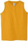 Augusta Ladies' 6 oz Sleeveless Two-Button Jersey