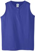 Augusta Ladies' 6 oz Sleeveless Two-Button Jersey