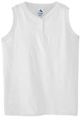 Augusta Ladies' 6 oz Sleeveless Two-Button Jersey