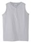Girls Six-Ounce Sleeveless Two-Button Jersey