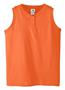 Girls Six-Ounce Sleeveless Two-Button Jersey