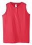 Girls Six-Ounce Sleeveless Two-Button Jersey