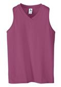 Augusta Girls' Six-Ounce Racerback V-Neck Jersey
