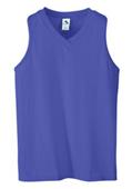 Augusta Girls' Six-Ounce Racerback V-Neck Jersey