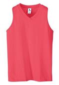 Augusta Girls' Six-Ounce Racerback V-Neck Jersey