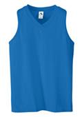 Augusta Girls' Six-Ounce Racerback V-Neck Jersey