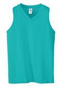 Augusta Girls' Six-Ounce Racerback V-Neck Jersey