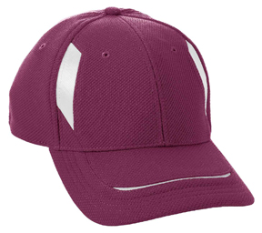 MAROON/WHITE