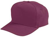 Augusta Youth Five-Panel Cotton Twill Cap Augusta Youth Five-Panel Cotton Twill Cap