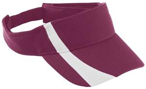 MAROON/WHITE