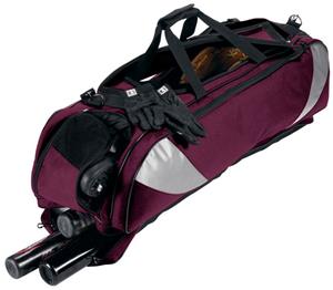 MAROON/ SILVER/ BLACK