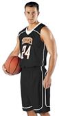 Alleson 548PY Youth Mock Mesh Basketball Shorts