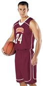 Alleson 548PY Youth Mock Mesh Basketball Shorts