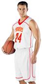 Alleson 548PY Youth Mock Mesh Basketball Shorts