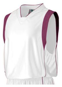 WHITE/ MAROON