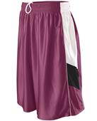 Augusta Womens Tri-Color Dazzle Basketball Short