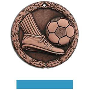BRONZE MEDAL/LIGHT BLUE RIBBON