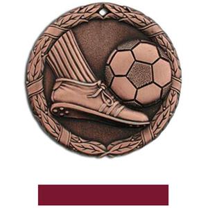 BRONZE MEDAL/MAROON RIBBON