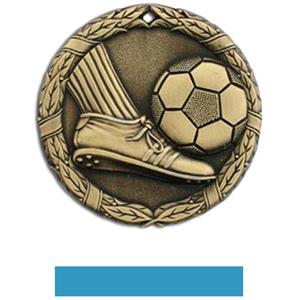 GOLD MEDAL/LIGHT BLUE RIBBON