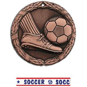 BRONZE MEDAL/AMERICANA SOCCER RIBBON