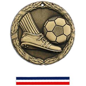 GOLD MEDAL/(RWB) RED WHITE & BLUE RIBBON