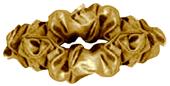 Metallic Stretch Nylon Scrunchie Hair Ties