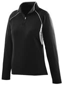 Augusta Womens Poly/Spandex Half-Zip Pullover